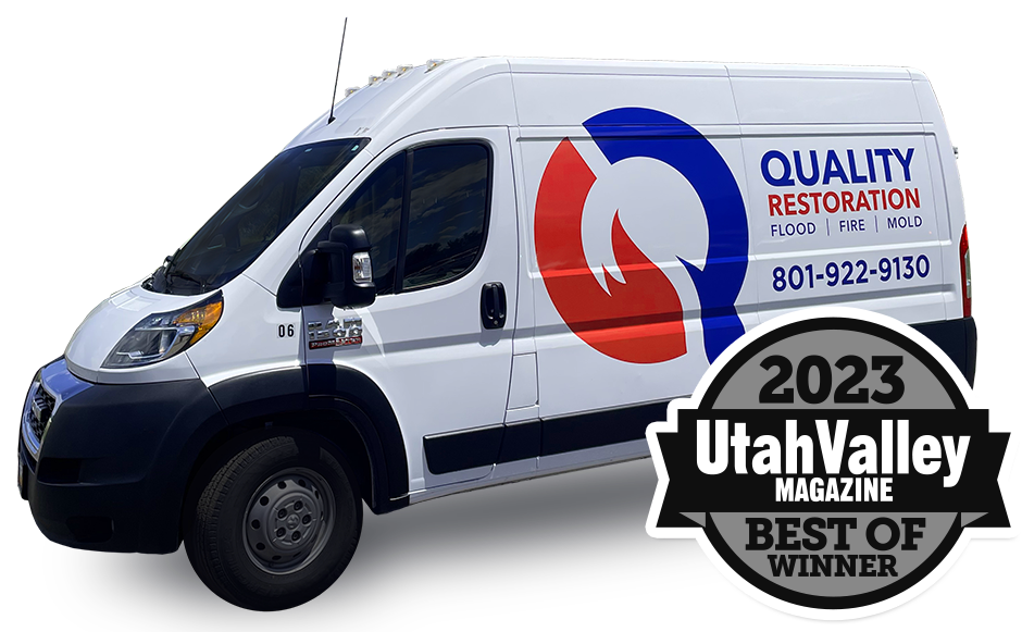 Quality Restoration is the BEST Water Damage Restoration, Mold Removal, Fire & Flood Damage Restoration Company in Salt Lake City, Provo, and the Surrounding Areas